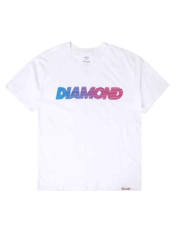 Men's Speed Logo Graphic Print Tee T-Shirt (Medium, White)