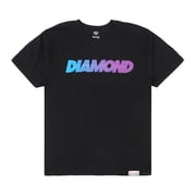 Diamond Supply Co. Mens Speed Logo Graphic Print Tee T-Shirt Small, Black