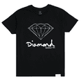 thumbnail image 1 of Diamond Supply Co. Men's T-Shirt OG Logo Short Sleeve Tee (XX-Large, Black/White), 1 of 1