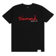 thumbnail image 1 of Diamond Supply Co. Men's T-Shirt OG Script Logo Short Sleeve Tee (Medium, Black/Red), 1 of 1