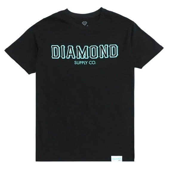 Diamond Supply Co. Men's T-Shirt SF Diamond Short Sleeve Tee (Medium, Black)