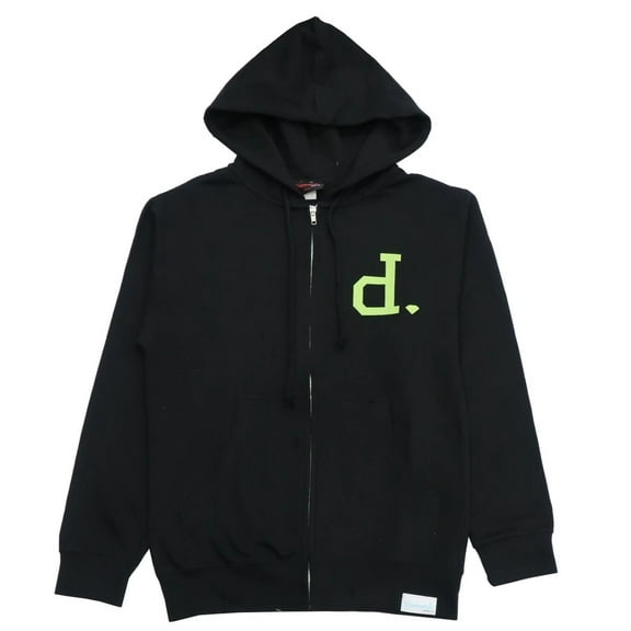 Diamond Supply Co. Men's Unpolo Full Zip Inner Fleece Lining Hoodie Sweatshirt (Small, Black)