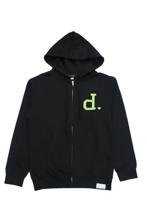 Men's Unpolo Full Zip Inner Fleece Lining Hoodie Sweatshirt (Small, Black)