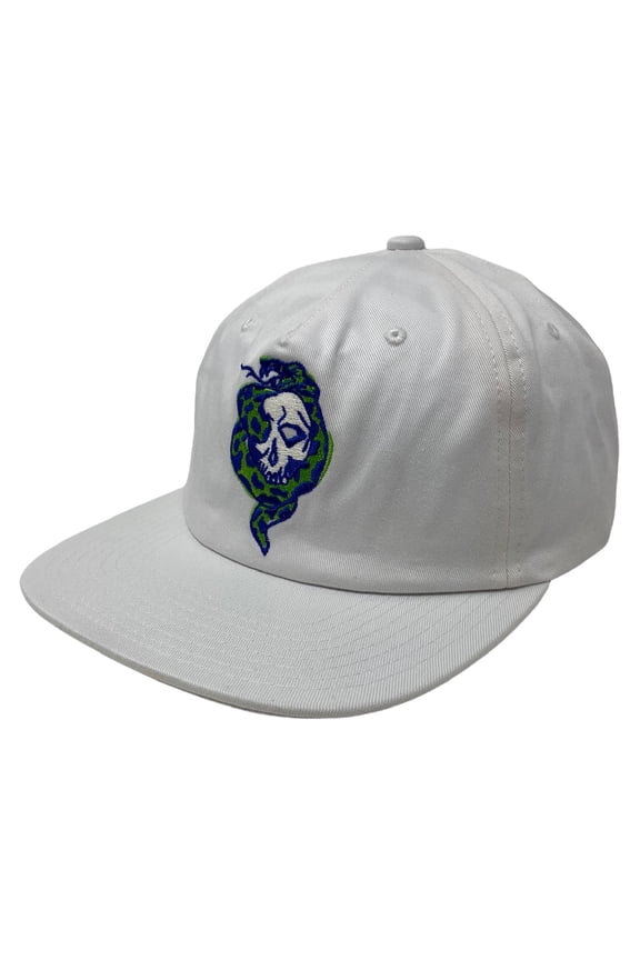 Men's Venom Snapback Hat Cap (White)