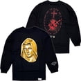 thumbnail image 1 of Diamond Supply Co. Men's X Ben Baller Mary Long Sleeve Tee T-Shirt in Black (Small, Black), 1 of 3