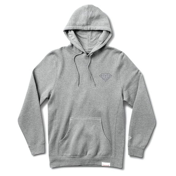 Diamond Supply Co Micro Brilliant Hoodie Heather Gray