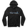 thumbnail image 1 of Diamond Supply Co OG Script Hoodie Black Blue, 1 of 1
