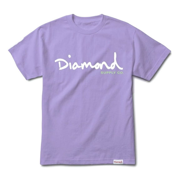 Diamond Supply Co OG Script T-shirt Lavender