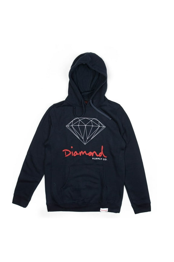 Diamond Supply Co OG Sign Core Hoodie Navy