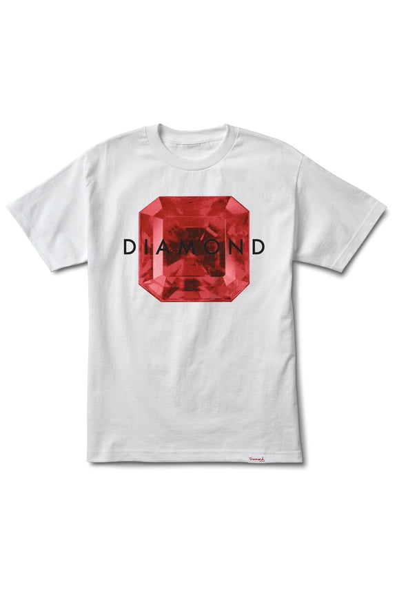 Diamond Supply Co Rare Gem Men's Shortsleeve T-Shirt White a16dpa18-wht