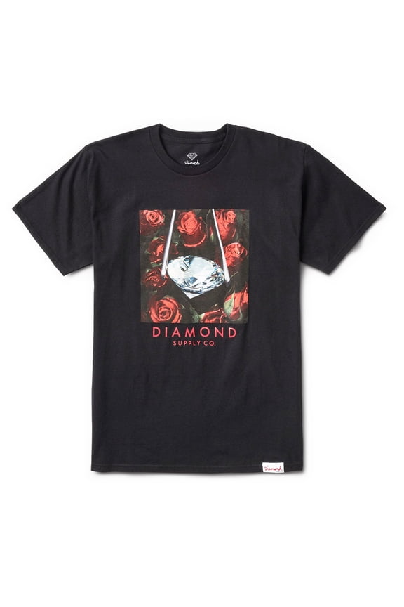 Diamond Supply Co Rose Diamond Tee Black