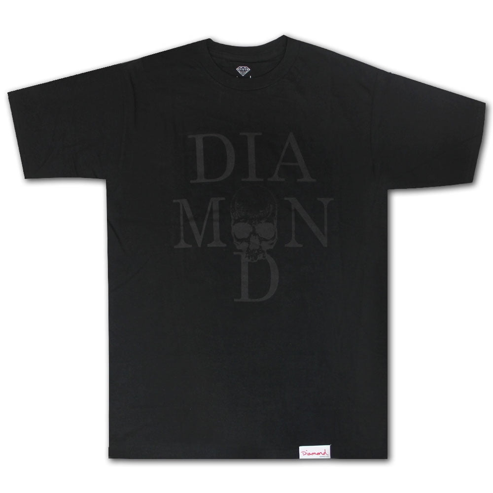 【CPGN STUDIO】Diamond Logo Short Sleeve T-shirt Diamond Supply Co. Men's Logo Graphic Short Sleeve Crew Neck