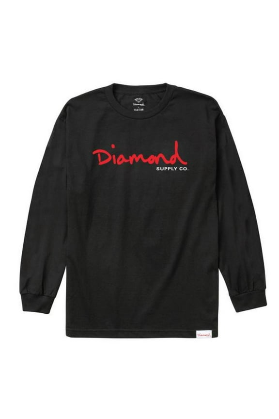 Diamond Supply Co Snake L/S T-shirt Black