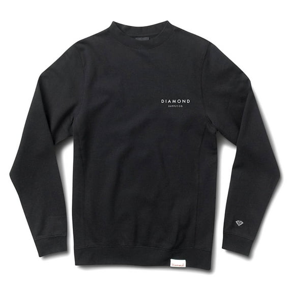 Diamond Supply Co Stone Cut Crewneck Black
