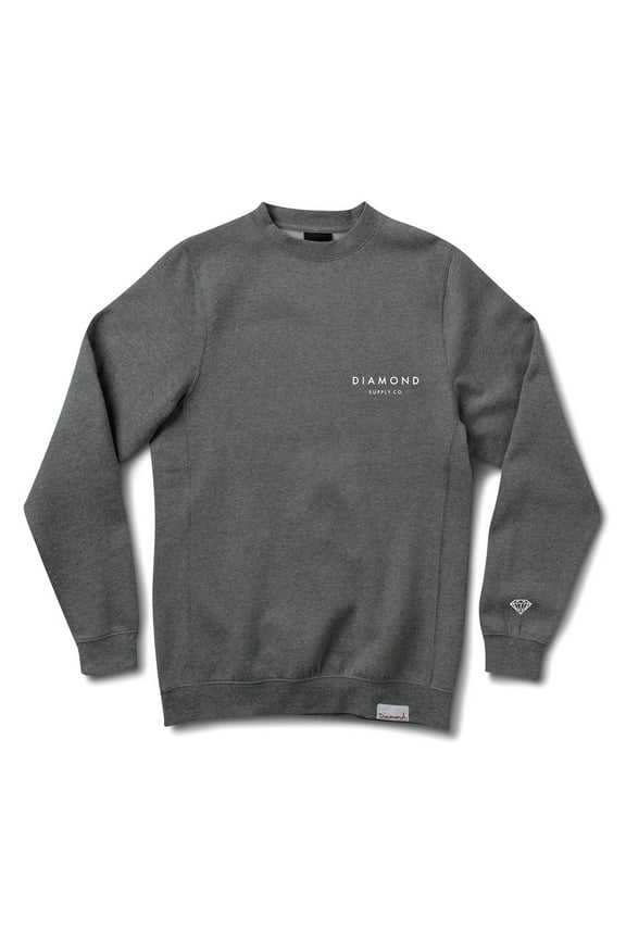 Diamond Supply Co Stone Cut Crewneck Charcoal Heather