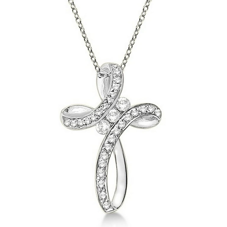 Walmart diamond shop cross necklace