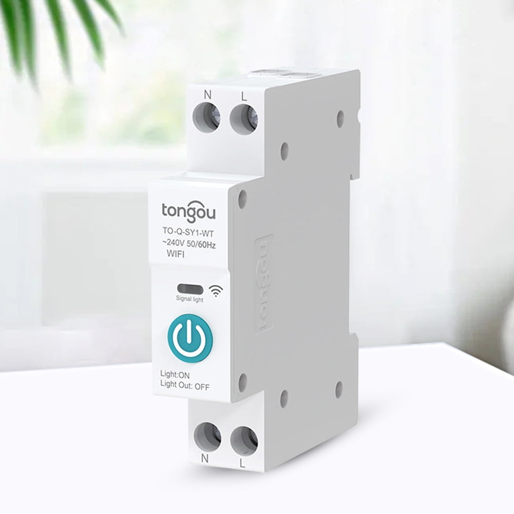 Diamond TUYA WIFI Remotes Control Switch 63A 1P+N Timer Switch 3 Timing