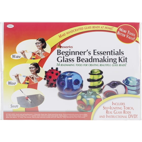 Fireworks Beginner's Essentials Glass Beadmaking Kit-