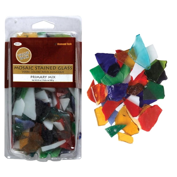 Diamond Tech Primary Mosaic Stained Glass