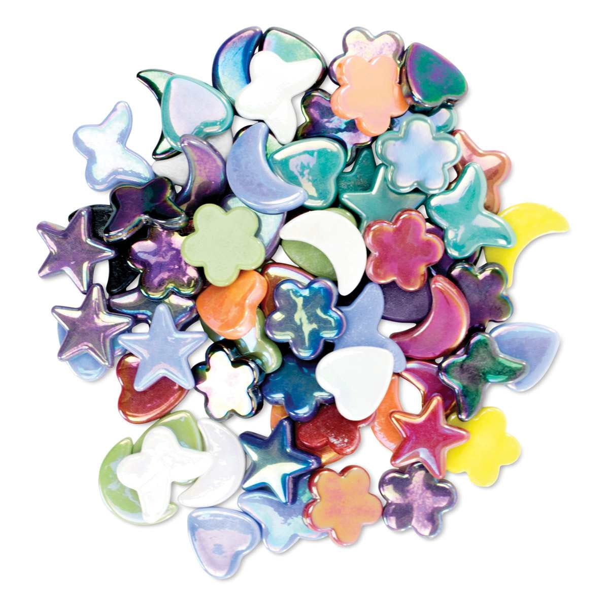 Diamond Tech Garden Dreams Iridescent Ceramic Mosaic Tiles