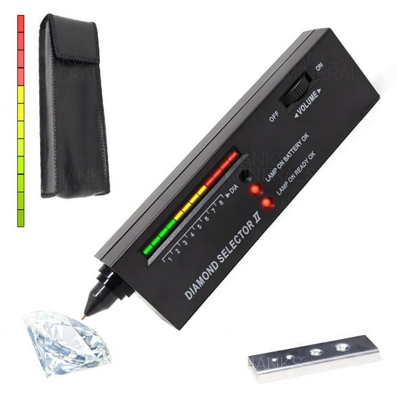 Diamond Tester Portable Gem Selector Gemstone Jeweler Tool Testing Kit Pen