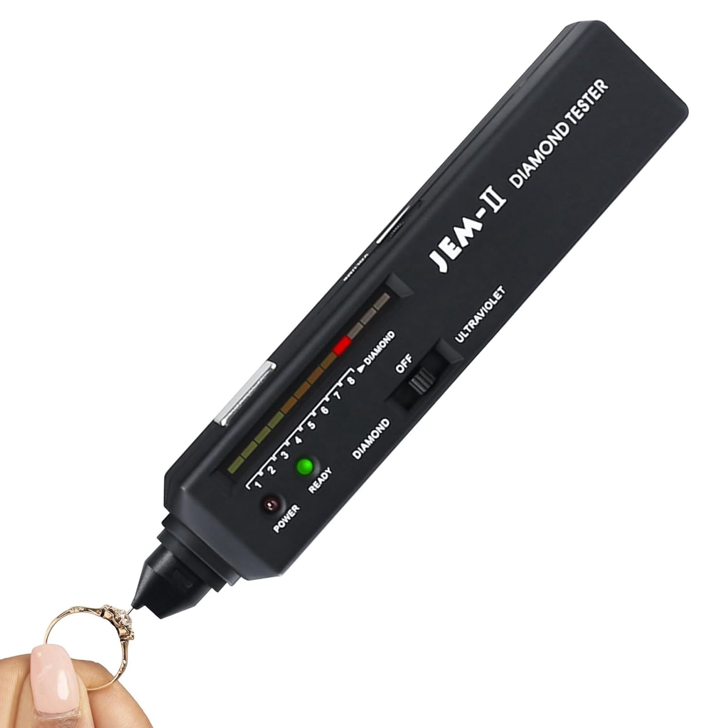 Diamond Tester With Uv Ultraviolet Light Gemstone Jewellry Selector Jeweler Gem Tools