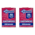 thumbnail image 1 of Diamond Toothpicks, Round, 250 Ct - Pack of 2, 1 of 3