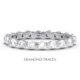 thumbnail image 1 of Diamond Traces  14K White Gold Bar Setting 1.27 Carat Total Natural Diamonds Classic Eternity Ring - White Gold, 1 of 1