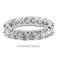 thumbnail image 1 of Diamond Traces  Classic Eternity Ring - 14K White Gold - 1.41 Carat Total Natural Diamonds, 1 of 1