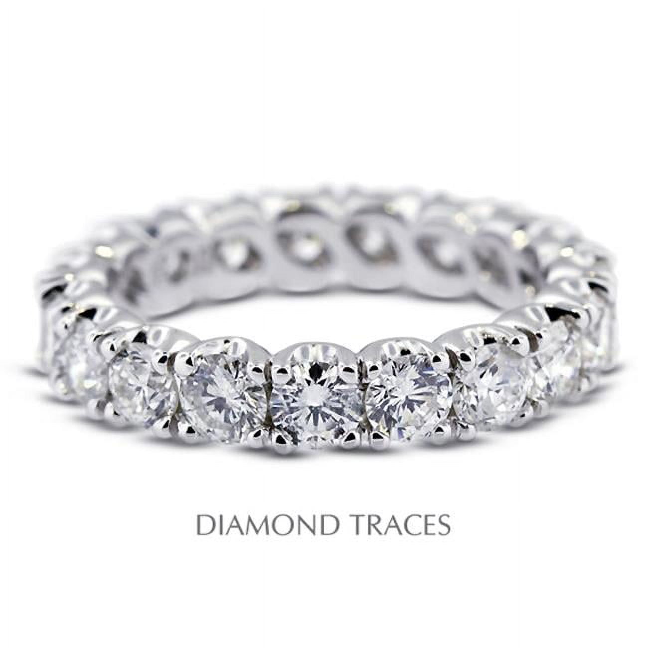 Diamond Traces Platinum 950 4-Prong Setting 1.26 Carat Total Natural ...