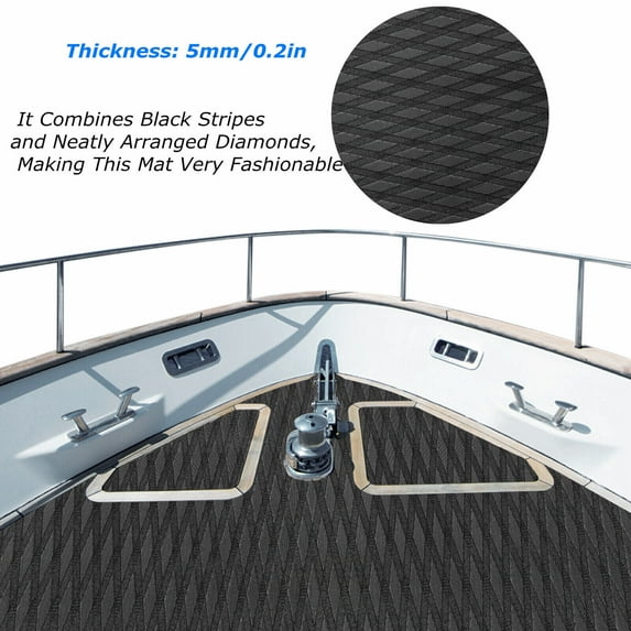 Diamond Type EVA Foam Boat Flooring Sheet Mat Nonslip Marine Sea Decking Carpet