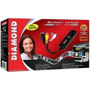 Diamond VC500SE One Touch VHS/Camcorder to Digital File Converter for Both Windows and Mac OS Supports Mac OS Ventura