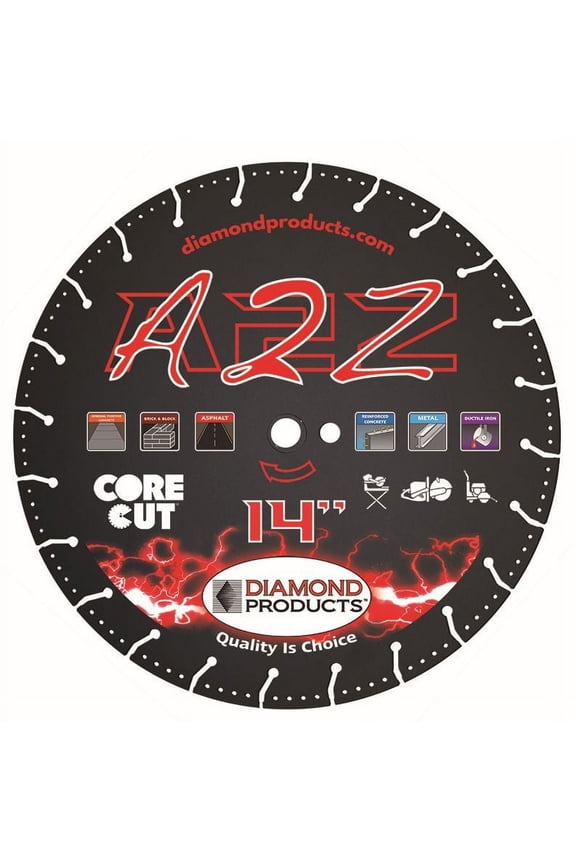 Products 21511 4-1/2" x .080 x 7/8" A2Z Vacuum Bonded High Speed Diamond Blade