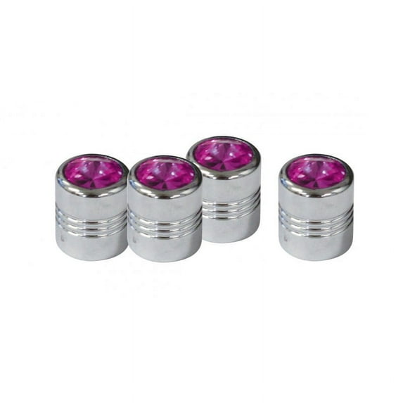 Diamond Valve Caps - Purple