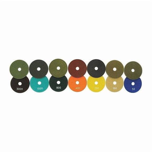 Diamond Vantage Polishing Pad,4 in. Dia.,400 Grit S-4WPP-400