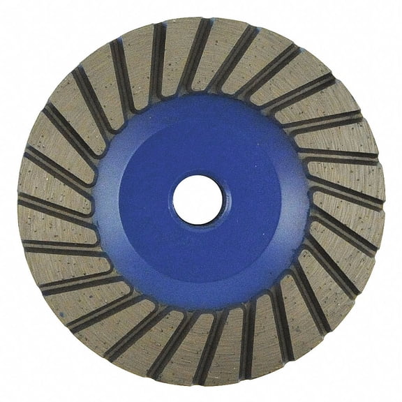 Diamond Vantage Segment Cup Wheel,4 in.dia.,Medium Grit