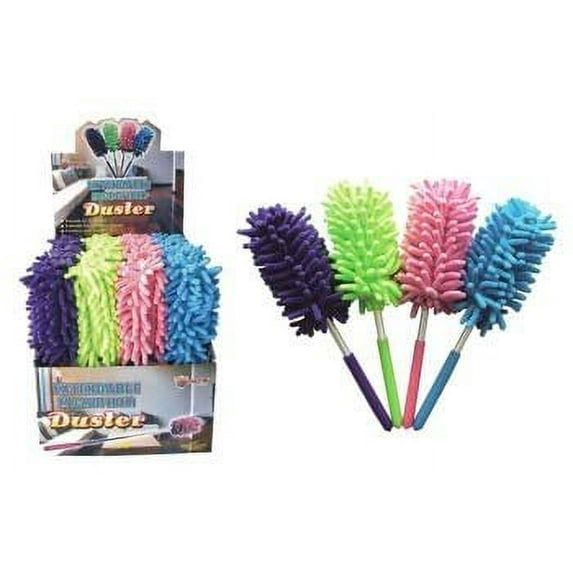 Diamond Visions 01-0946 Extendable Microfiber Duster in Assorted Colors 2 Dusters