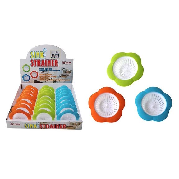 Diamond Visions 01-1312 Silicone Sink Strainers Multipack of Assorted Color Strainers 2 Strainers
