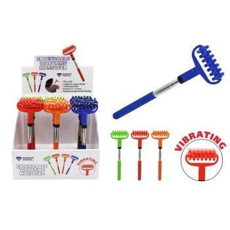 Diamond Visions 01-2102 Extendable Vibrating Massager in Assorted Colors