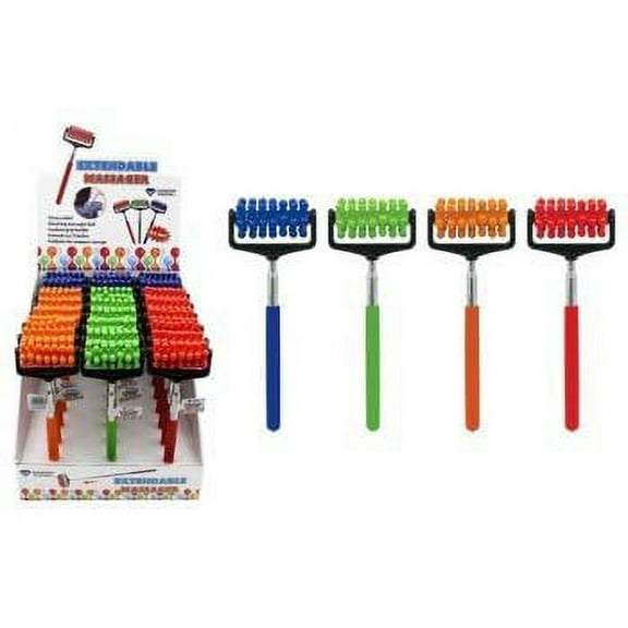 Diamond Visions 01-2181 Extendable Massager 2 Massagers in Assorted Colors Extends 23 Inches