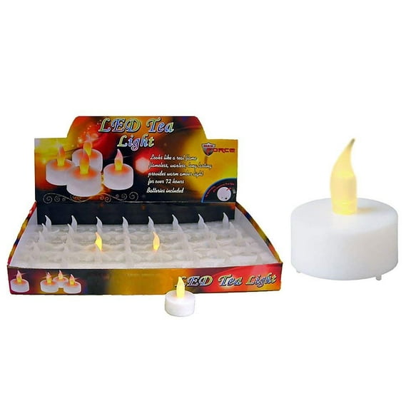 Diamond Visions 08-0230 Flameless LED Tea Light Multipack 4 Lights