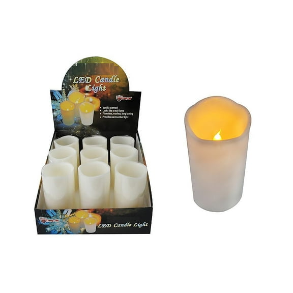 Diamond Visions 08-1133 Flameless LED Votive Candle Vanilla Scent Large Size 1 Candle