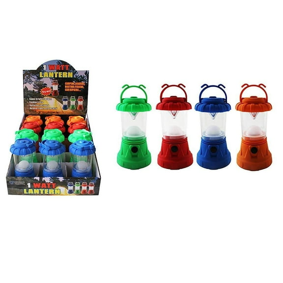 Diamond Visions 08-1435 1 Watt LED Plastic Lantern in Assorted Colors (1 Lantern)