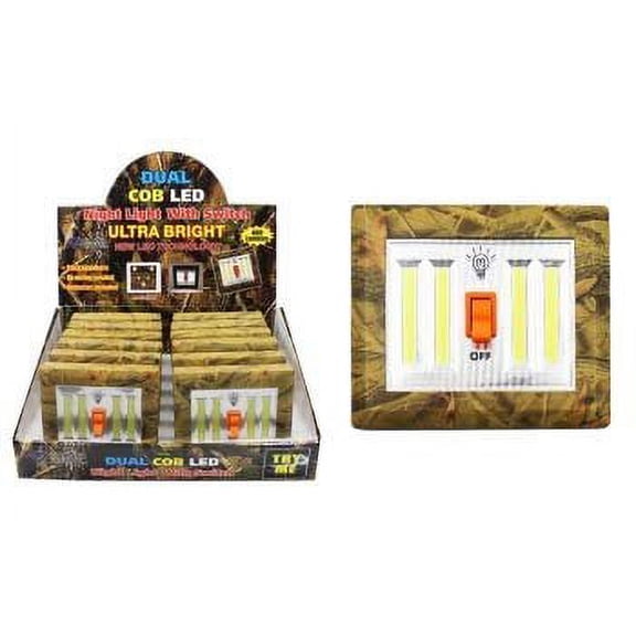Diamond Visions 08-1871 Dual COB LED Camouflage Camo Portable Light Switch 1 Light Switch