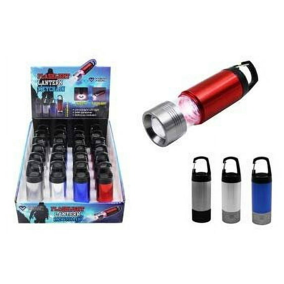 Diamond Visions 08-2281 Flashlight Lantern Keychain in Assorted Colors 4 Flashlights