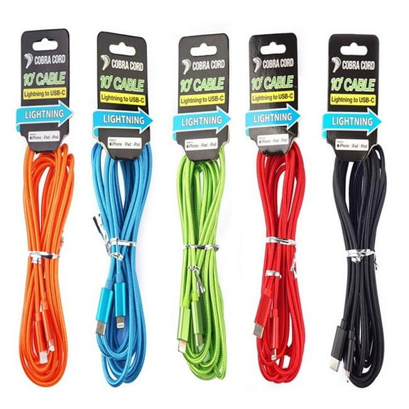 Diamond Visions 6003768 10 ft. Lightning to USB-C Cable