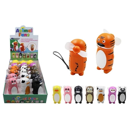 Diamond Visions 11-1827 Battery Powered Animal Fan in Assorted Designs 1 Fan