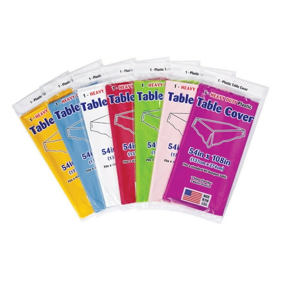 DISP TABLECLOTH 54""X108"" (Pack of 48)