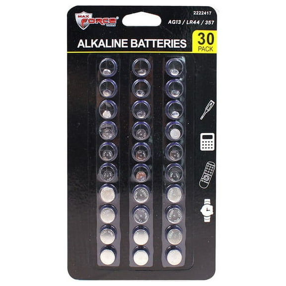 Diamond Visions Battery Solutions Alkaline Assorted 3 V Button Cell Battery 30 pk