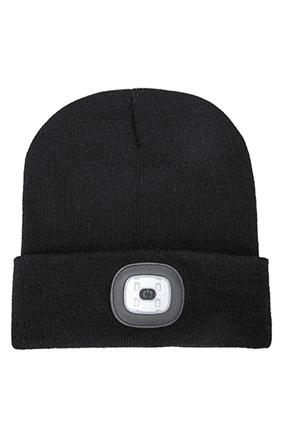 LED Beanie Cap, Ultra Bright Lighting (Black)